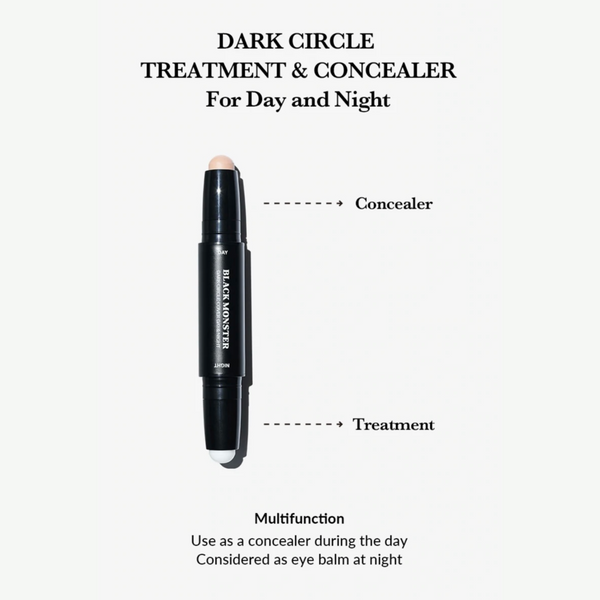 BLACK MONSTER Dark Circle Treatment & Concealer Made in Korea