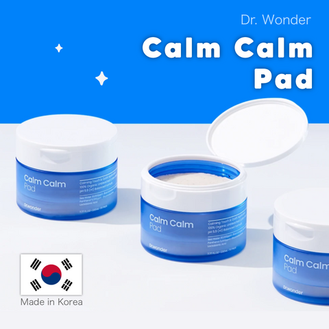 DR. WONDER Calm Calm Pad Facial Moisturizer Made in Korea
