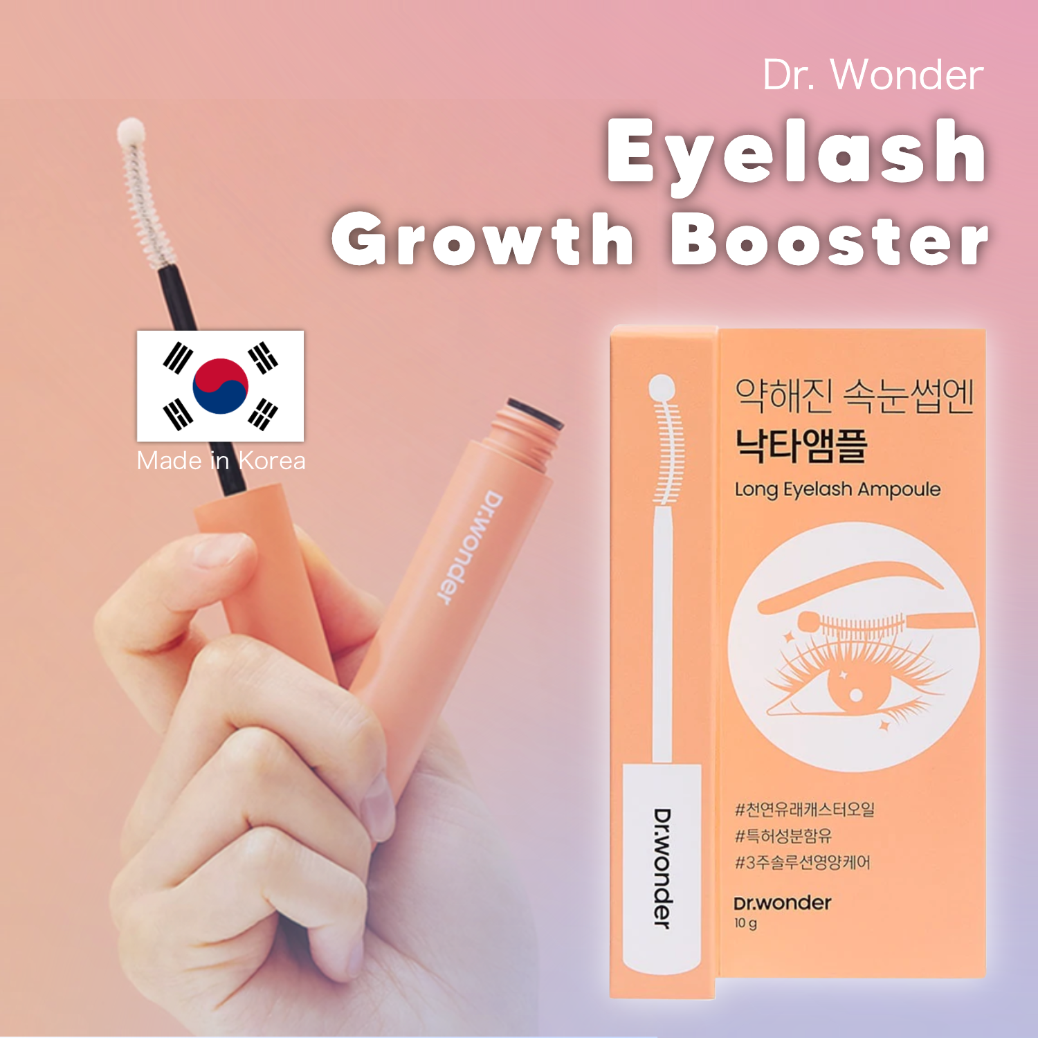 DR. WONDER Eyelash Growth Booster Made in Korea