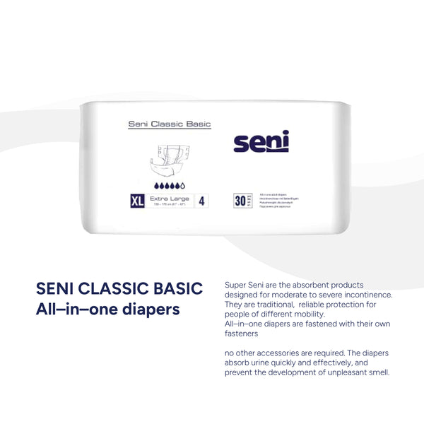 Seni BUNDLE SET Adult Pampers: All-in-one Diapers Classic Basic