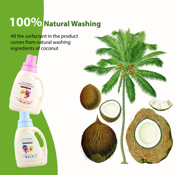 Buy Safe laundry detergent in Singapore - Babience Laundry Detergent Refill 2200ml made from natural ingredients