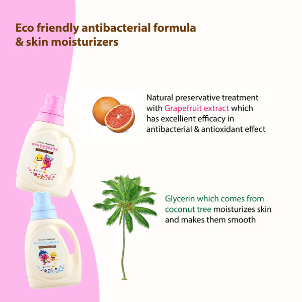 Buy antibacterial formula and skin moisturizers detergent in Singapore - Babience Fabric Softener Refill 2200ml  Specially formulated to soften and deodorize your clothes, leaving them feeling fresh and smelling great.