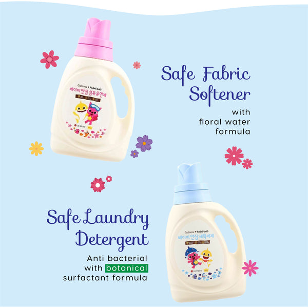 Buy safe laundry detergent & fabric softener in Singapore - Gentle enough for all types of clothing, including baby clothes.