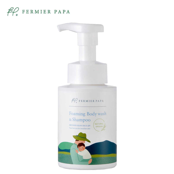 [Daily Healthy] Fermier Papa Foaming Body wash and Shampoo 280ml - NS020 / Baby Healthy Organic Bath Foam