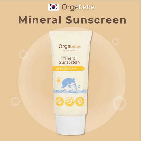[Daily Healthy] Orgabebe Mineral Sunscreen SPF50+ PA+++ / Baby Healthy Organic Sun Protection
