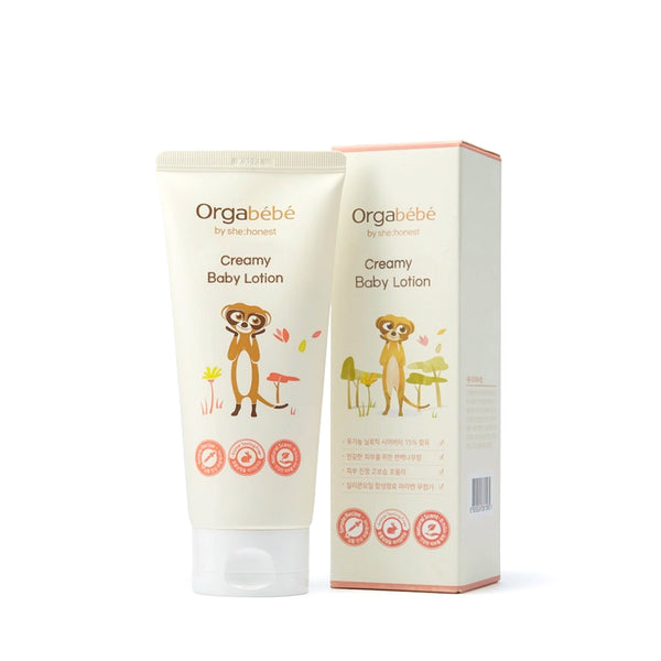 [Daily Healthy] Orgabebe Creamy Lotion / Baby Healthy Organic Moisturizer