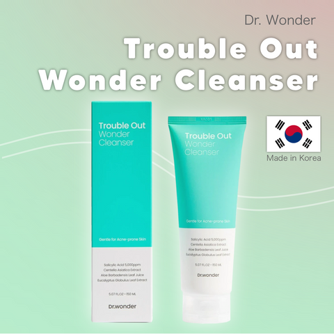 DR. WONDER Trouble-Out Wonder Cleanser Acne Cleanser Made in Korea
